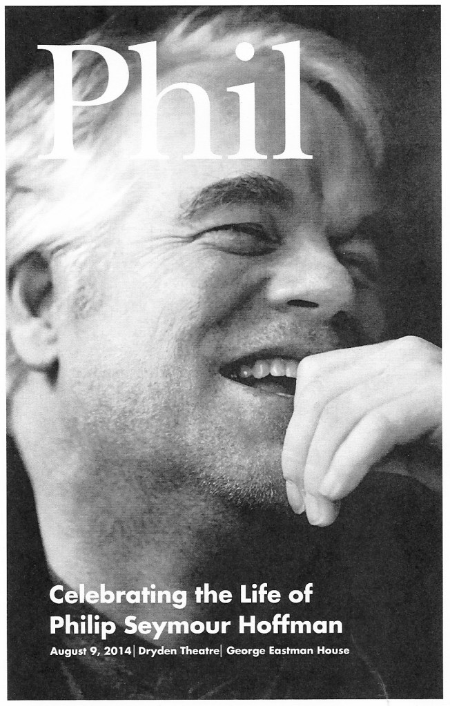 Phil Hoffman Memorial Program