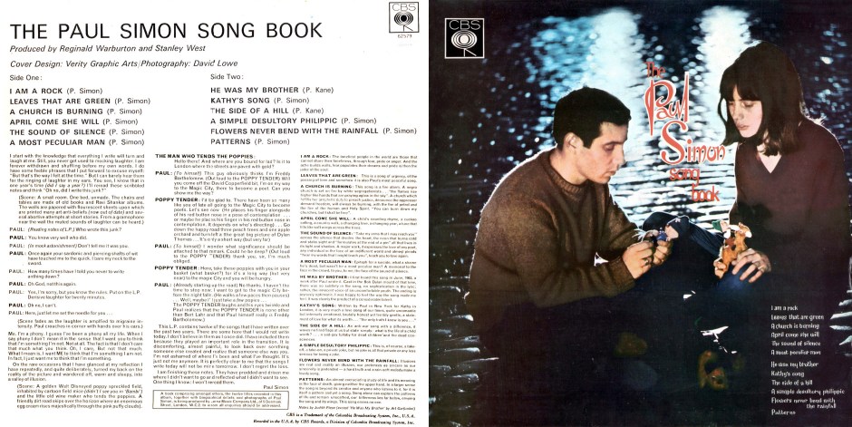 Paul Simon Songbook - Album Cover