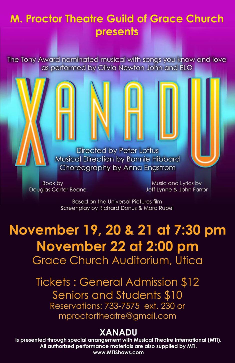 Xanadu poster